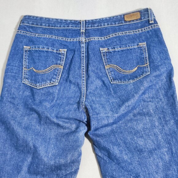 Denver Hayes Classic Fit High-rise Bootcut jeans women's size 12/32 denim blue - Picture 4 of 16